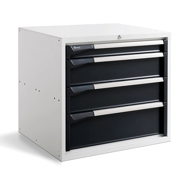 Vendita online Armadio cassettiera Work Master 4 cassetti mm.713x610x669H - Grigio RAL7035+RAL7016